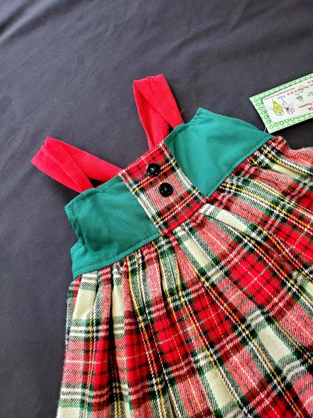 Flannel Plaid Reverse Knot Dress picture