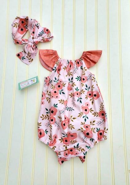 Posie Romper with Headwrap picture