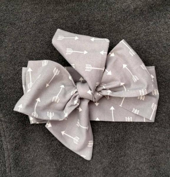 Grey Arrow Headwrap