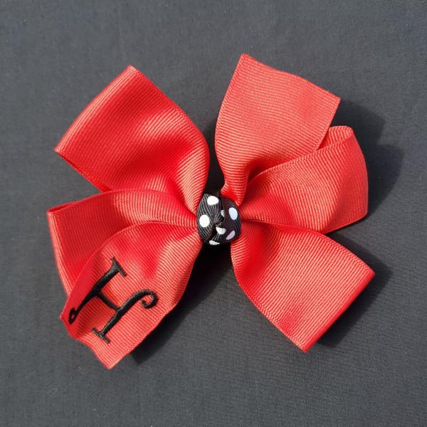 Louisville Monogrammed Hair Bow picture