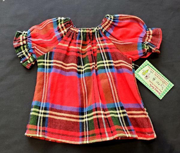 Flannel Plaid Peasant Dress picture