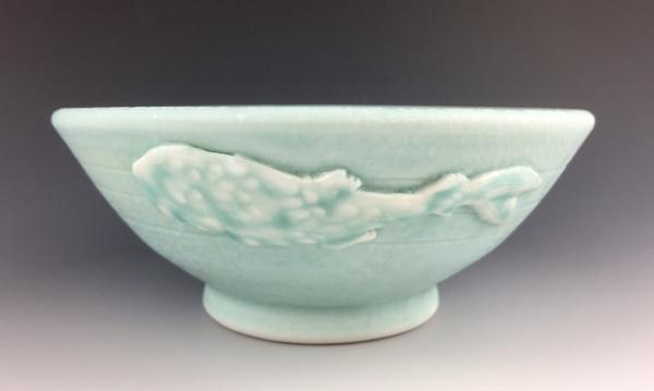 Bowl with koi picture