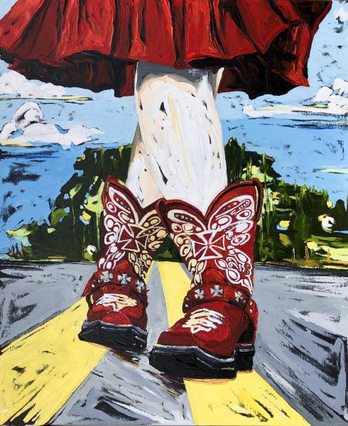 "Red Cowboy Boots" picture