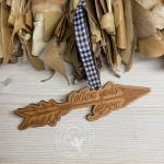 Follow Your Arrow Wooden Christmas Ornament