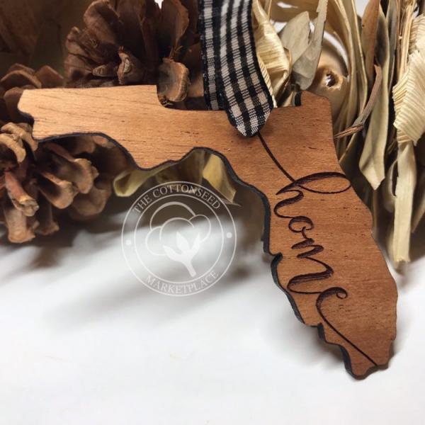 Florida Home Wooden Christmas Ornament picture