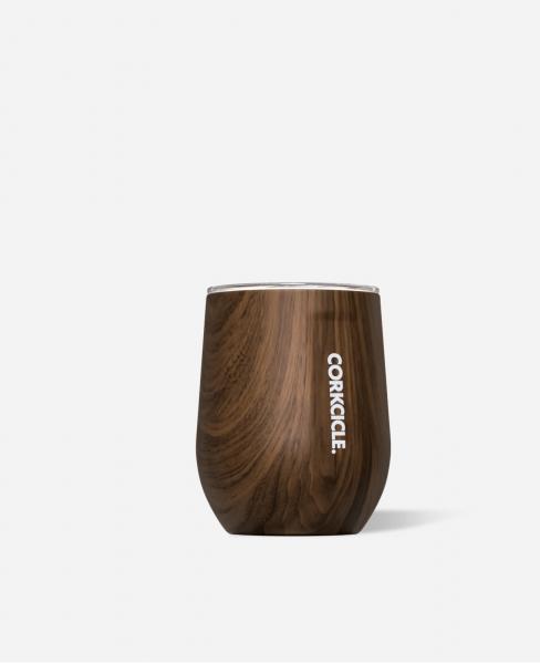 Corkcicle Stemless 12oz Wine Walnut