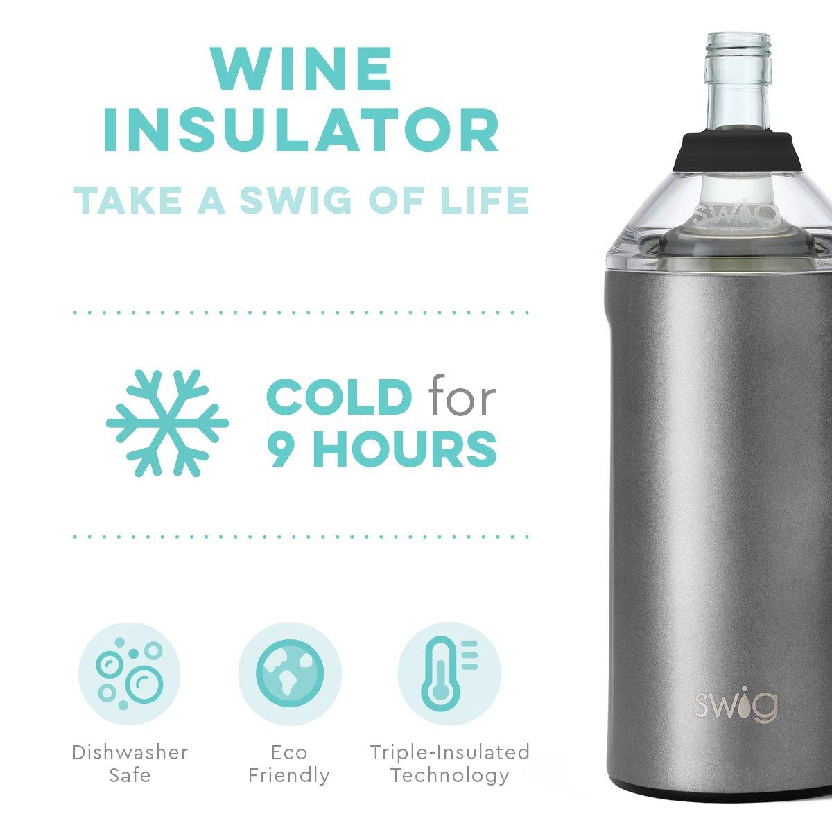 Swig Wine Bottle Insulator- Rose Gold picture