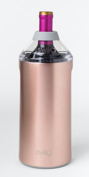 Swig Wine Bottle Insulator- Rose Gold picture