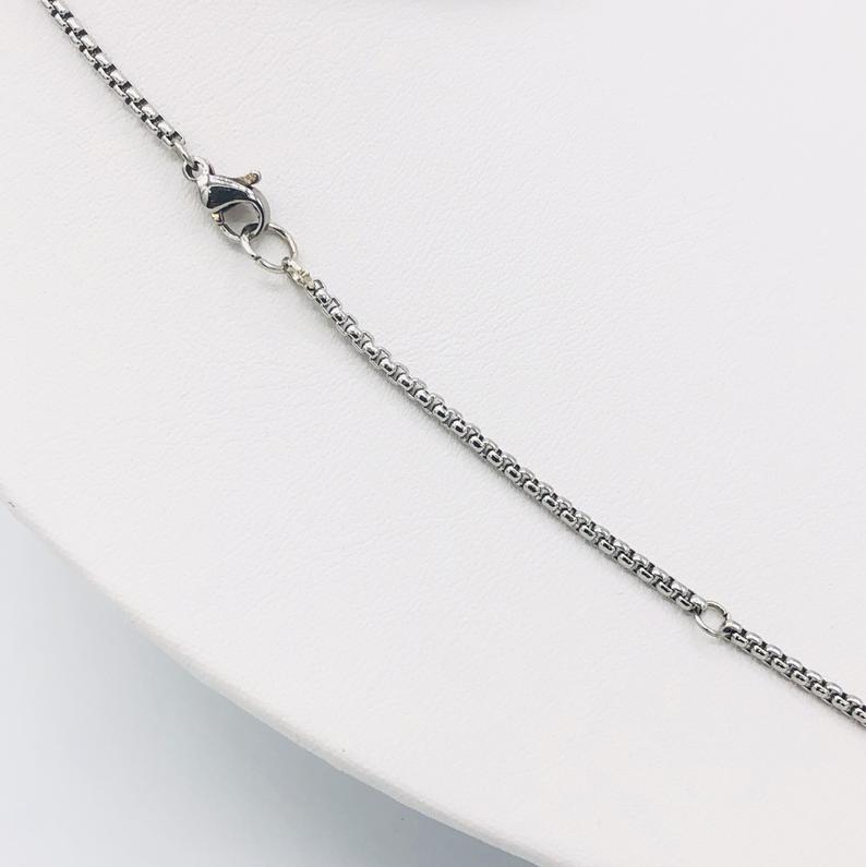 Contemporary, Modern Cloisonné Enamel & Sterling Silver Handmade Artful Necklace by DianaHDesigns. Rainbow...so many colors! Lovely chain! picture