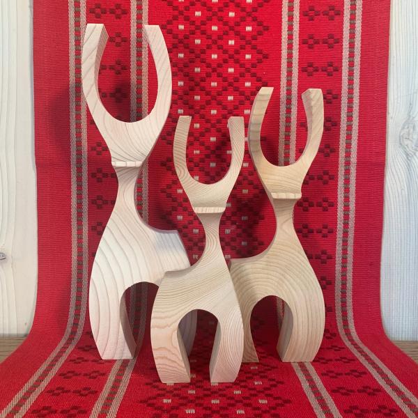 Scandinavian Design Deer - Family of 3 picture