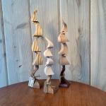 Small Whimsical Natural Trees - Set of 3