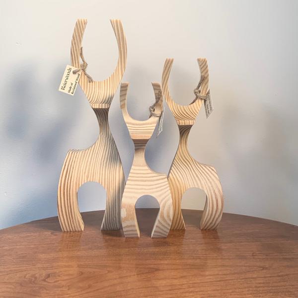 Scandinavian Design Deer - Family of 3 picture