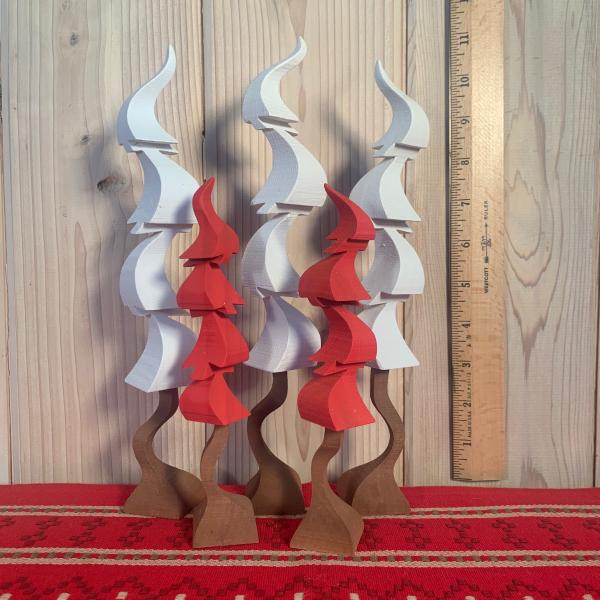 Candy Cane Trees (5-11" Set of 3 or 5) picture