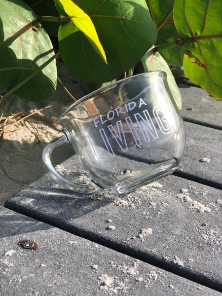 Florida Living - 18oz Clear Glass Mug picture