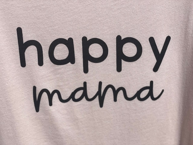 "happy mama" - Women's pale pink Sleeveless picture