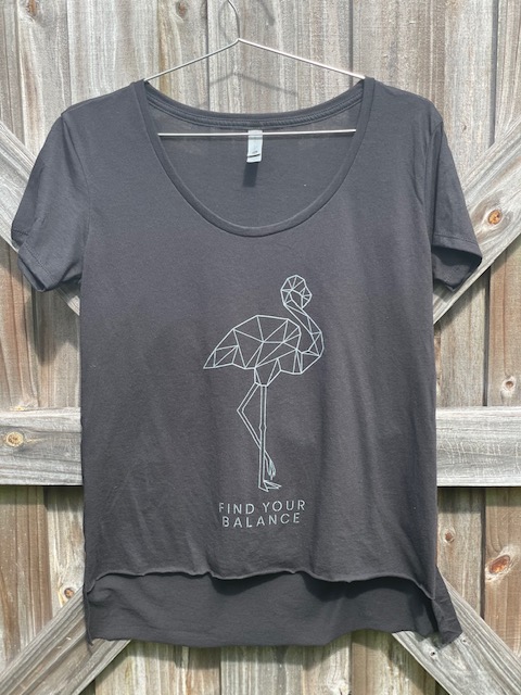 "FIND YOUR BALANCE" - Women's Black Tee picture