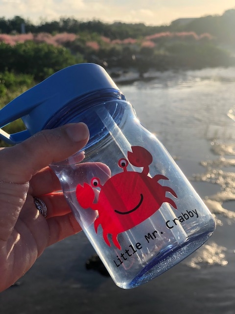 Little Mr. Crabby - Kids water bottle 13oz picture