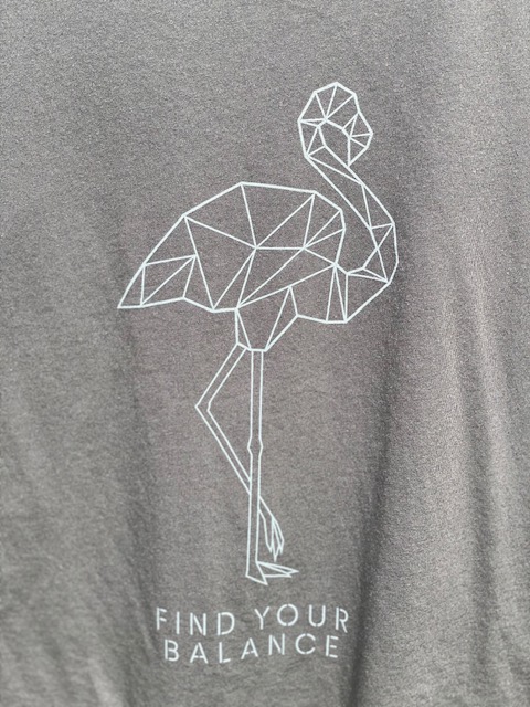 "FIND YOUR BALANCE" - Women's Black Tee picture