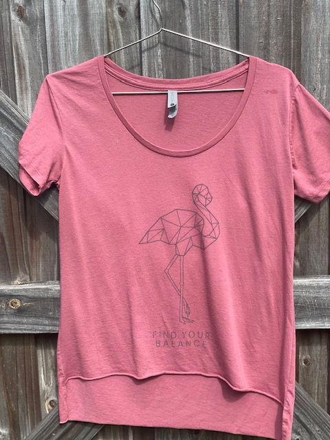 "FIND YOUR BALANCE" - Women's Mauve Tee picture