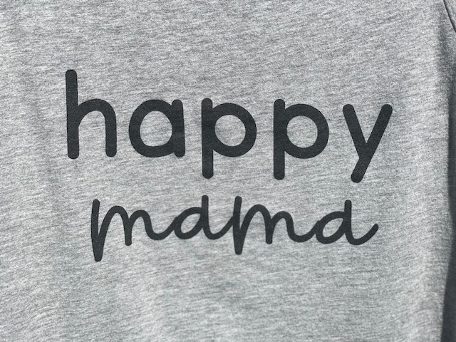 "happy mama" - Women's Grey Sleeveless picture