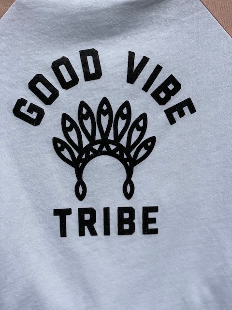 "Good Vibe Tribe" - Toddler Baseball Tee picture