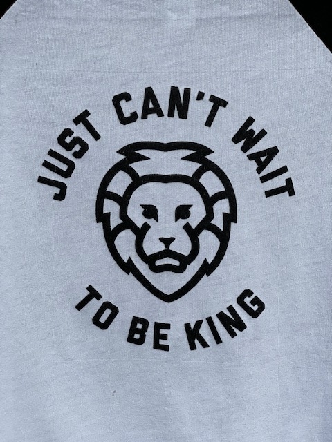 Just Can't Wait to be King - Toddler Baseball Tee picture
