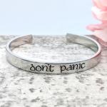 Don't Panic Cuff Bracelet