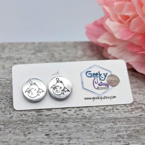 Final Fantasy Moogle Stud Earrings