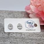 Westworld Maze Stud Earrings