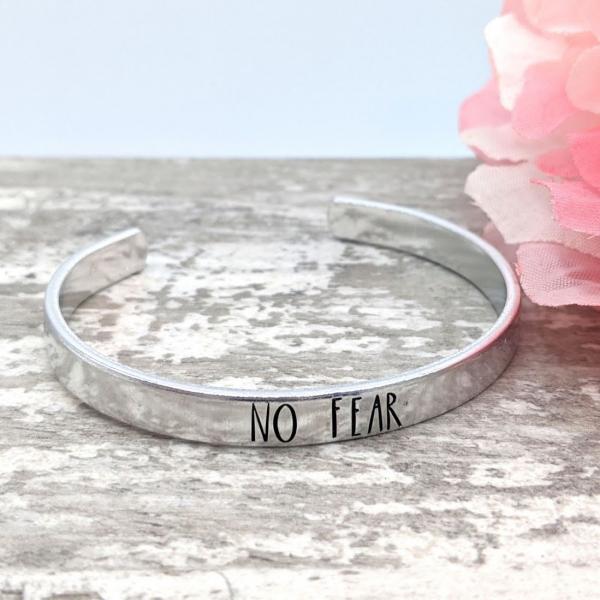 No Fear Cuff Bracelet