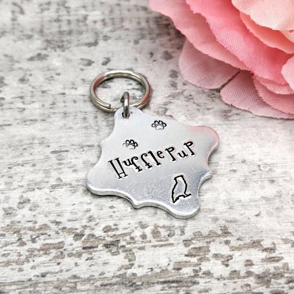 Hufflepup Dog Tag