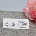 Compass Rose Stud Earrings