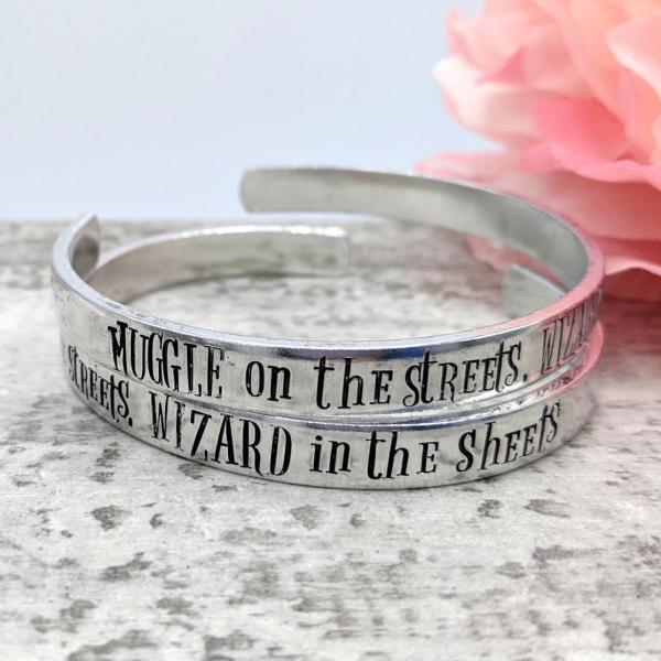 Muggle on the Streets, Wizard in the Sheets Cuff Bracelet picture