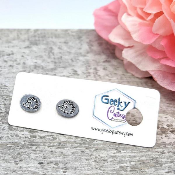 Hedgehog Stud Earrings picture