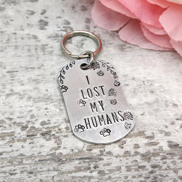 I Lost My Humans Dog Tag