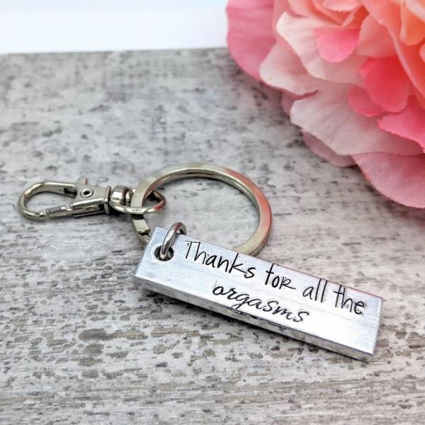 Thanks for All the Orgasms Keychain