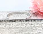 Whatever Floats Your Goat Cuff Bracelet