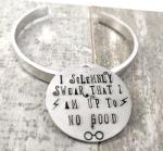 I Solemnly Swear that I am up to No Good Dog Tag