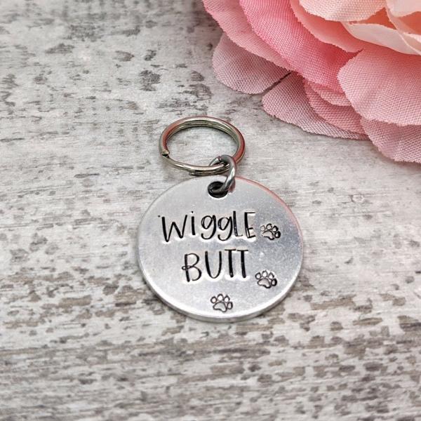 Wiggle Butt Dog Tag