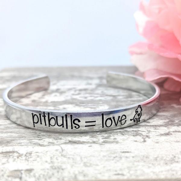 Pitbulls=Love Bracelet