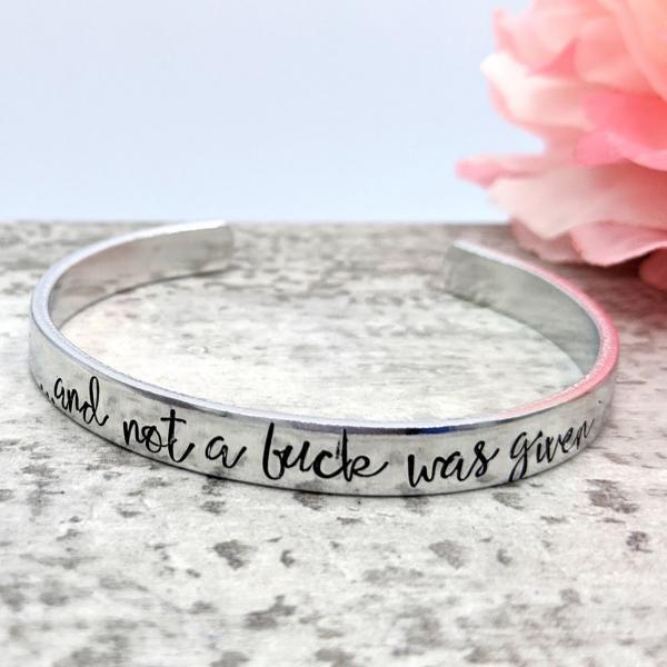 ..and Not a Fuck was Given Cuff Bracelet
