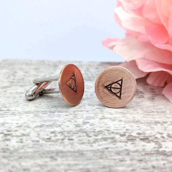 Deathly Hallows Cuff Links picture