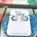 Sun and Moon Stud Earrings