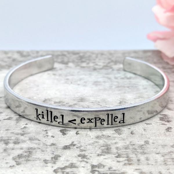 Killed < Expelled Cuff Bracelet