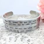 Lone Wolf Dies GOT Cuff Bracelet