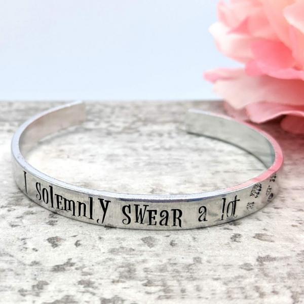 I Solemnly Swear A Lot Cuff Bracelet