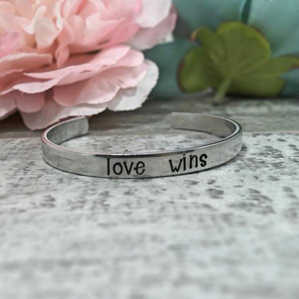 Love Wins Cuff Bracelet