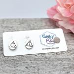 Deathly Hallows Earring Studs