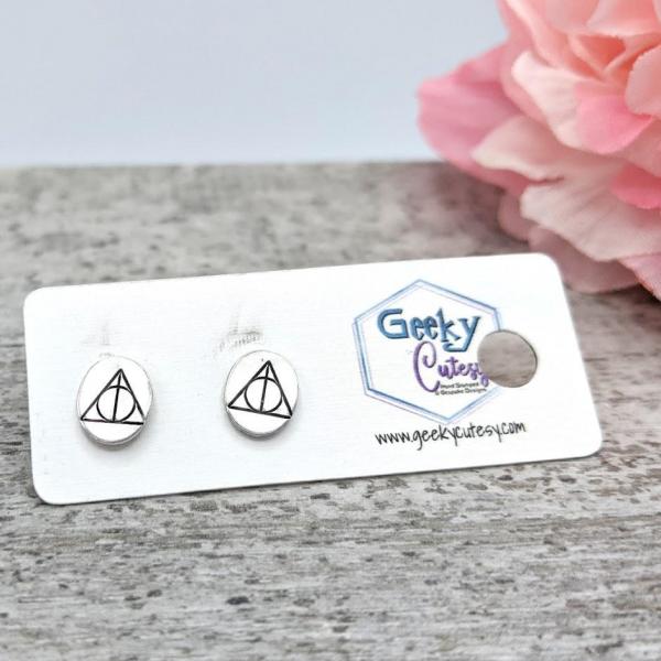 Deathly Hallows Earring Studs picture