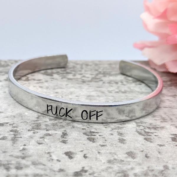 Fuck Off Cuff Bracelet picture